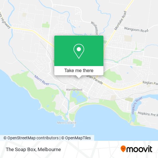 The Soap Box map