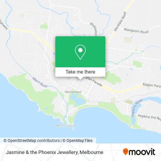 Jasmine & the Phoenix Jewellery map