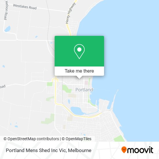 Portland Mens Shed Inc Vic map