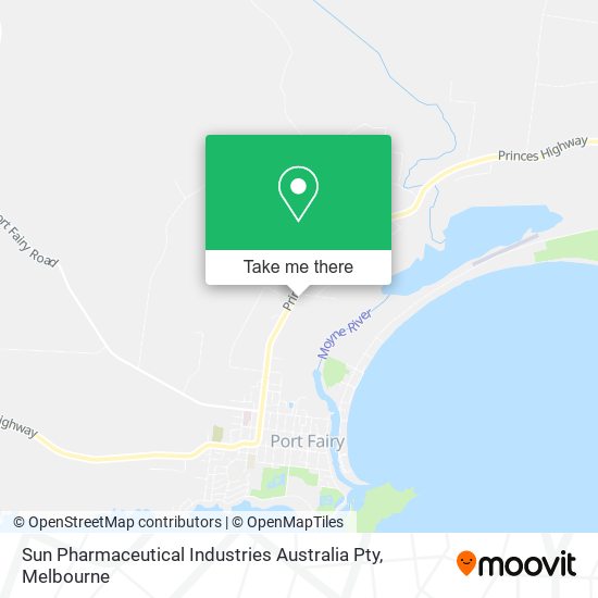 Sun Pharmaceutical Industries Australia Pty map