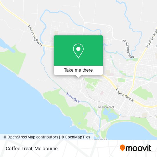 Coffee Treat map