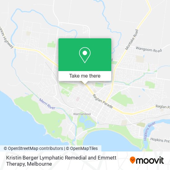 Kristin Berger Lymphatic Remedial and Emmett Therapy map