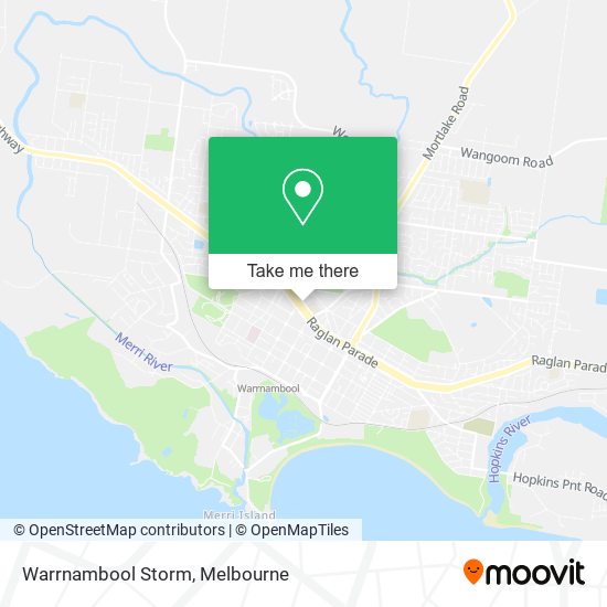 Warrnambool Storm map