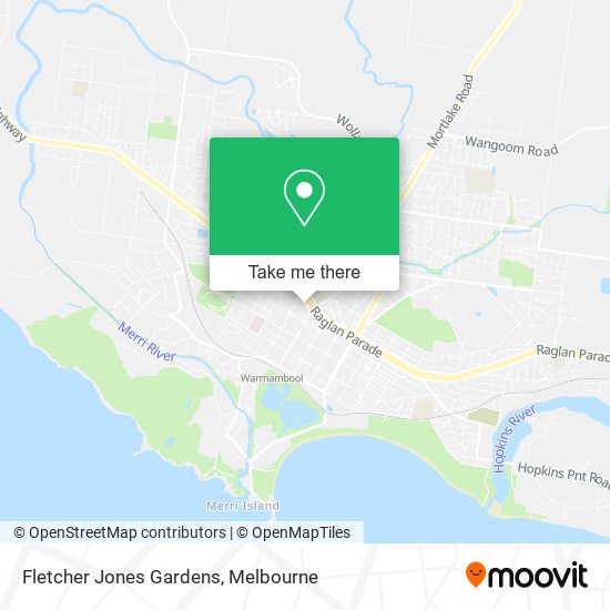 Fletcher Jones Gardens map