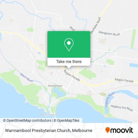 Warrnambool Presbyterian Church map