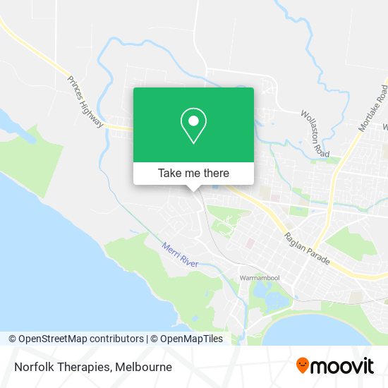 Norfolk Therapies map