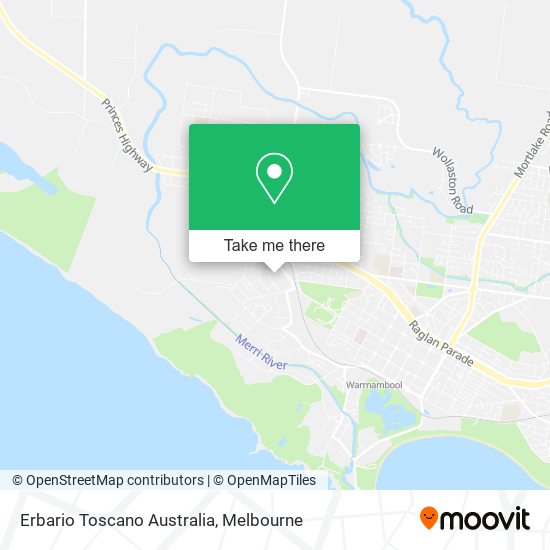 Erbario Toscano Australia map