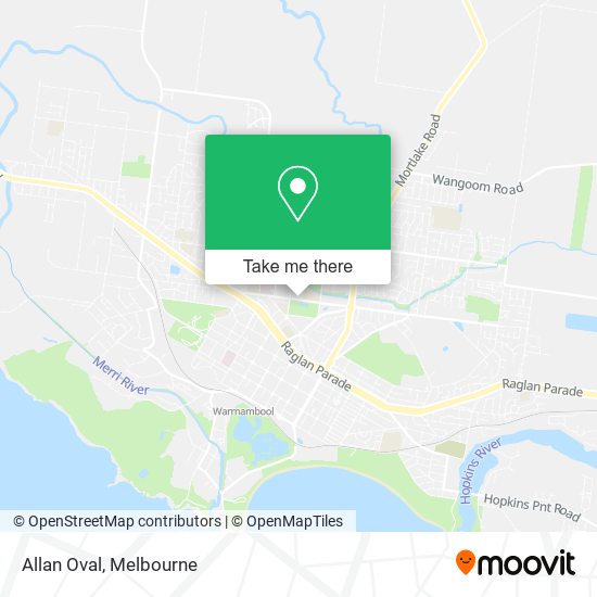 Allan Oval map