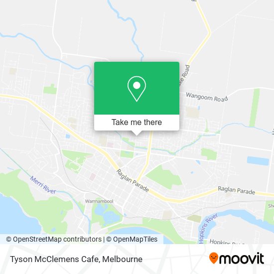 Tyson McClemens Cafe map
