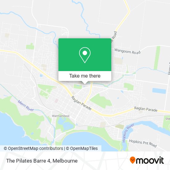The Pilates Barre 4 map