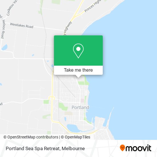 Portland Sea Spa Retreat map