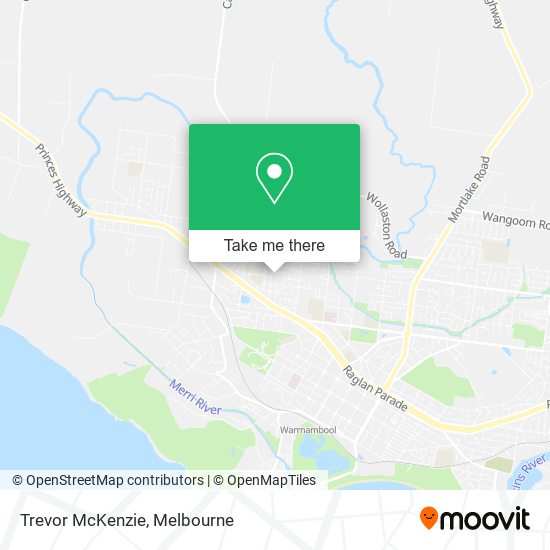Trevor McKenzie map