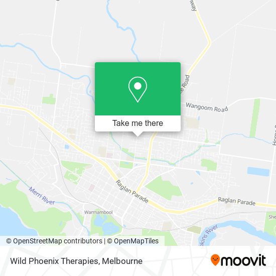Wild Phoenix Therapies map