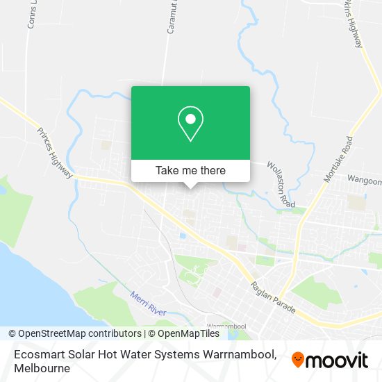 Ecosmart Solar Hot Water Systems Warrnambool map