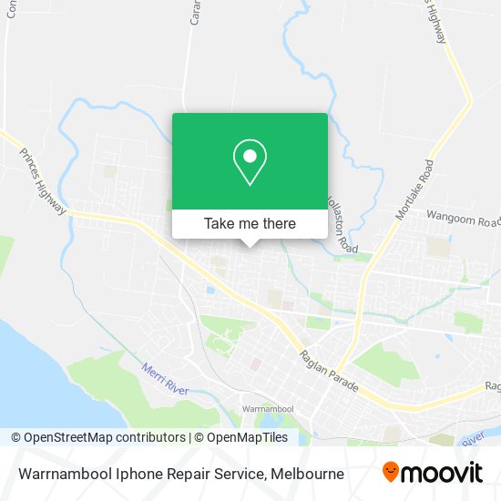 Warrnambool Iphone Repair Service map