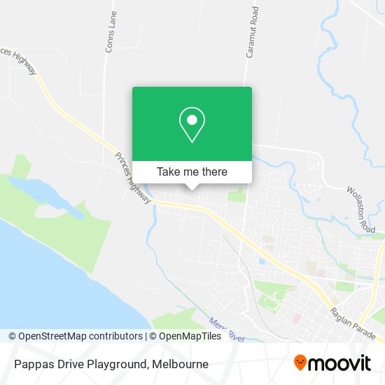 Pappas Drive Playground map