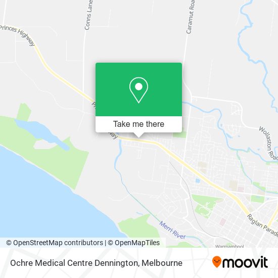 Ochre Medical Centre Dennington map