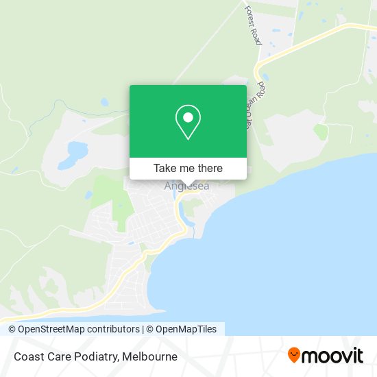 Coast Care Podiatry map