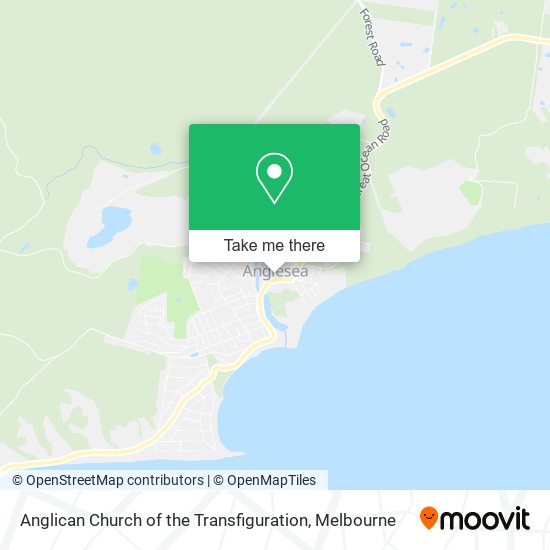 Anglican Church of the Transfiguration map
