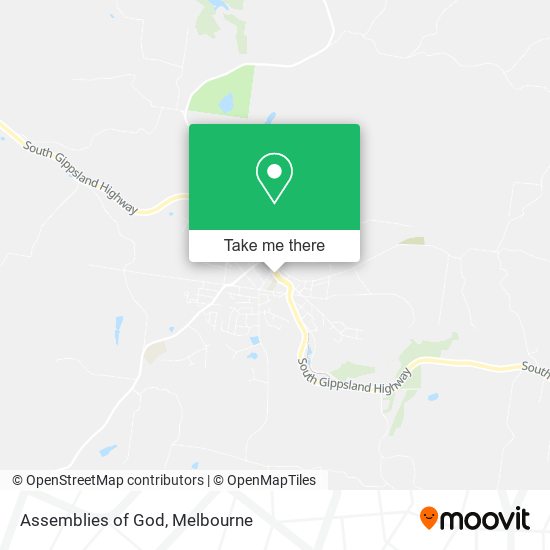 Assemblies of God map