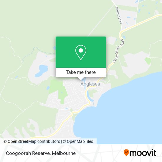Coogoorah Reserve map