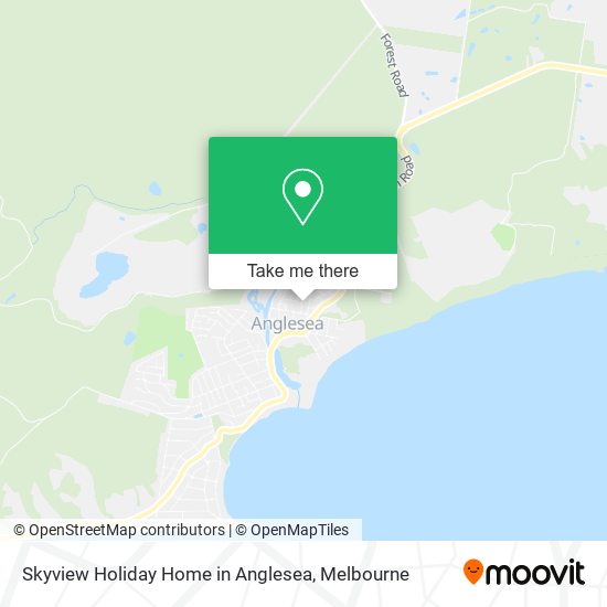 Skyview Holiday Home in Anglesea map