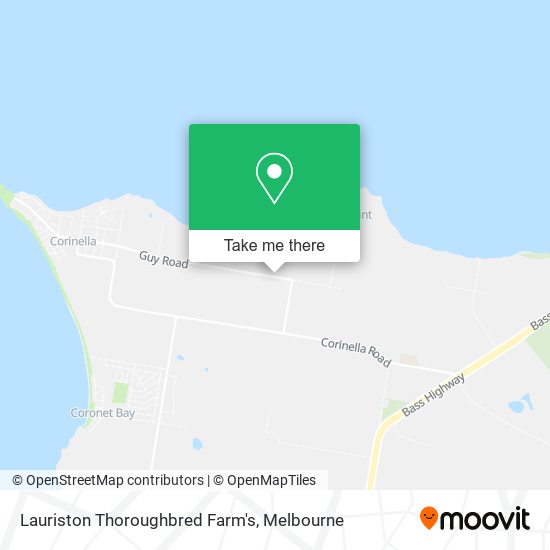 Lauriston Thoroughbred Farm's map