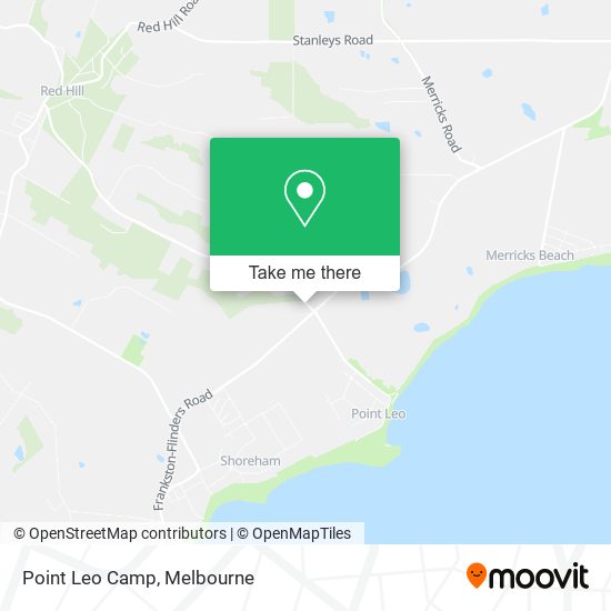 Point Leo Camp map