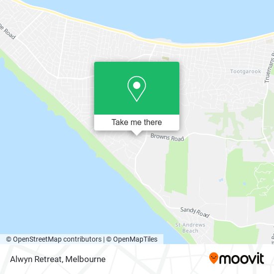 Alwyn Retreat map