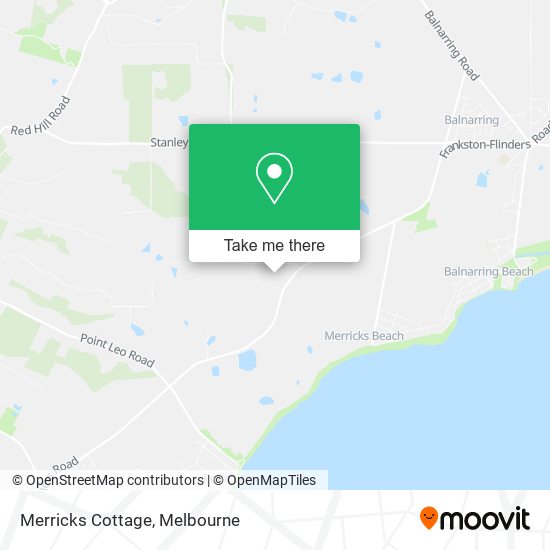 Merricks Cottage map
