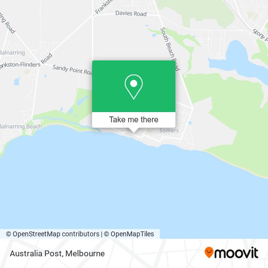 Australia Post map