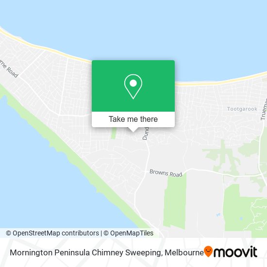 Mornington Peninsula Chimney Sweeping map