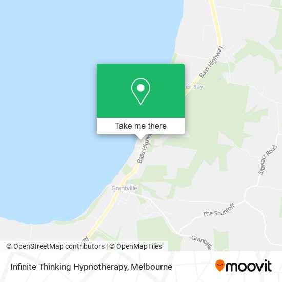 Infinite Thinking Hypnotherapy map