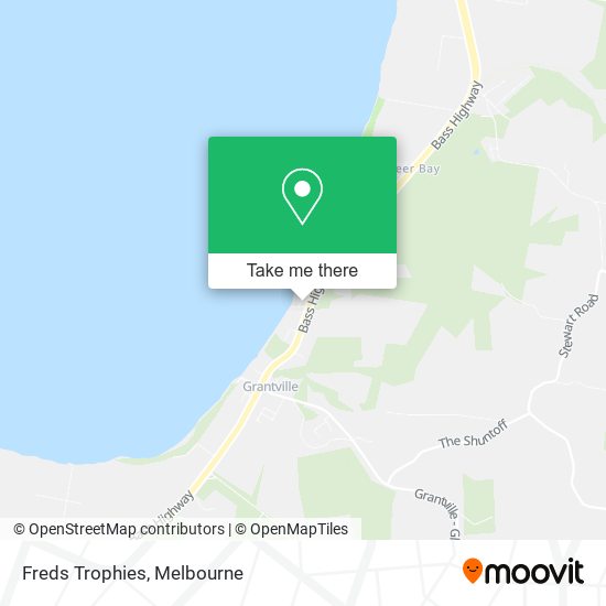 Freds Trophies map