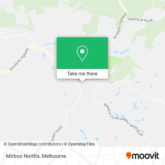 Mirboo North's map