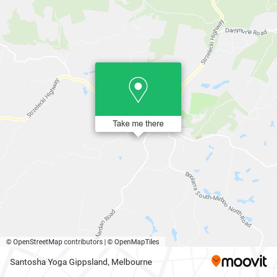 Santosha Yoga Gippsland map