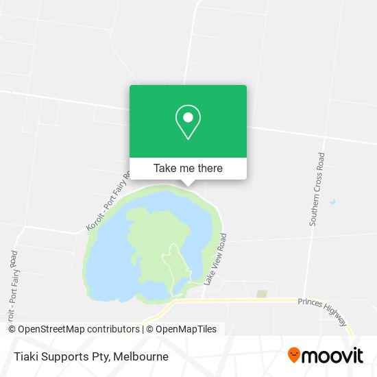 Tiaki Supports Pty map