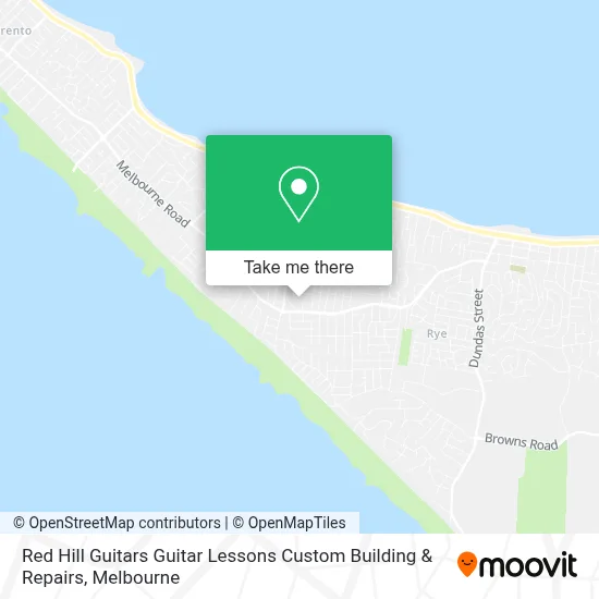 Mapa Red Hill Guitars Guitar Lessons Custom Building & Repairs