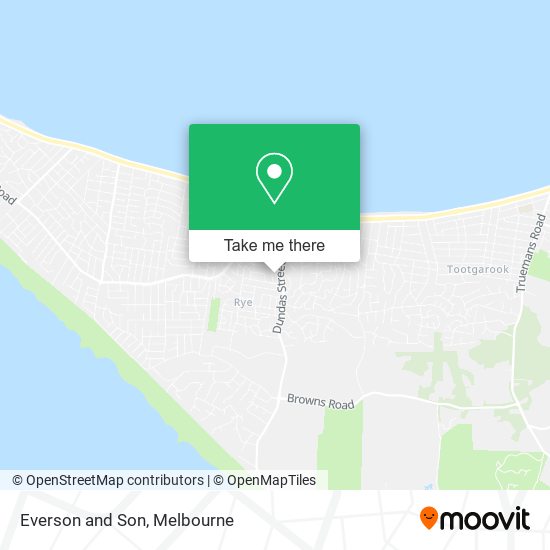 Everson and Son map