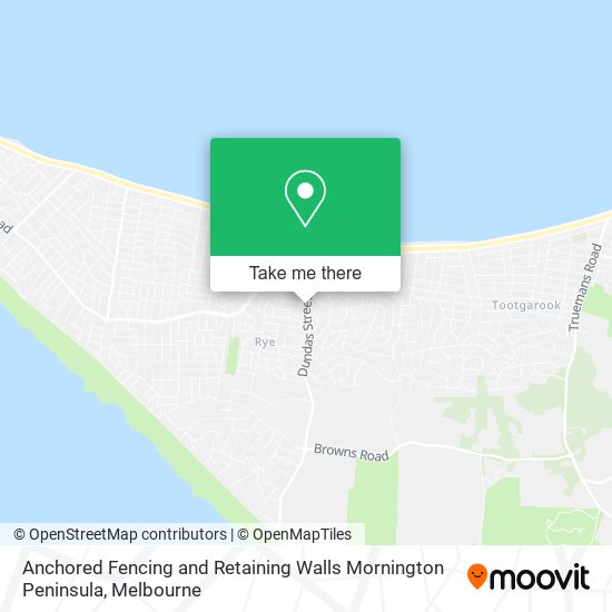 Anchored Fencing and Retaining Walls Mornington Peninsula map