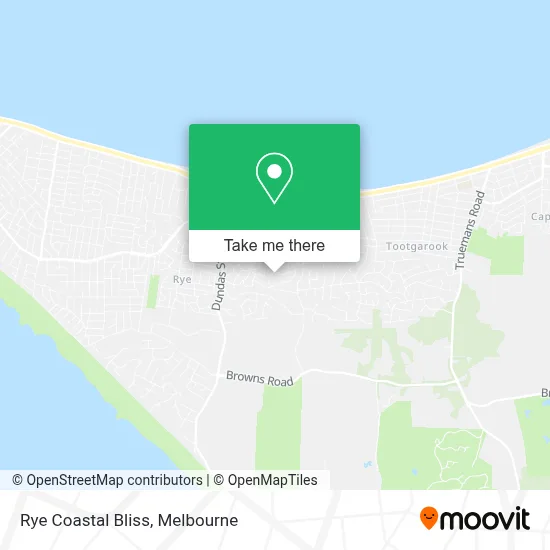 Mapa Rye Coastal Bliss