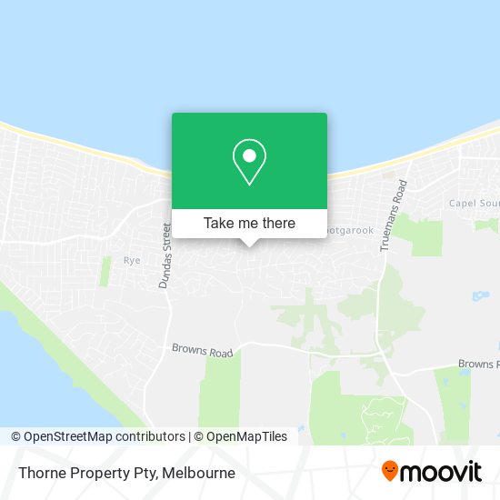 Thorne Property Pty map