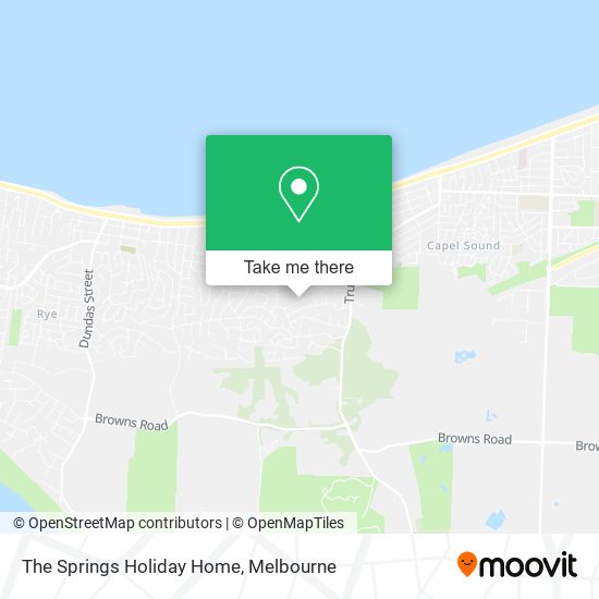 The Springs Holiday Home map
