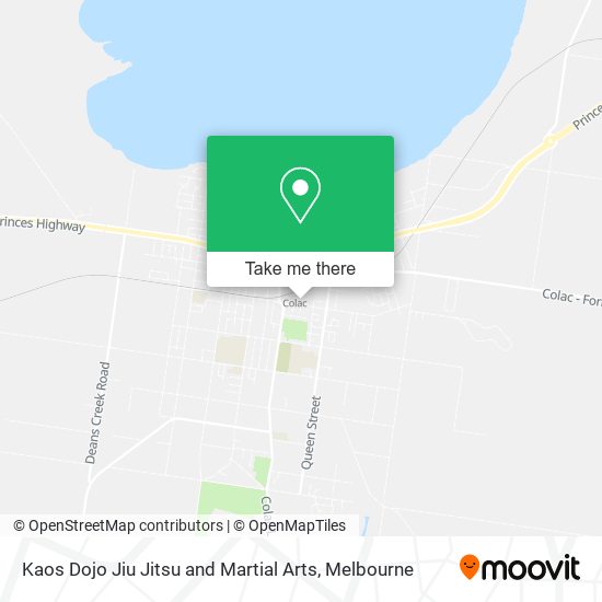 Kaos Dojo Jiu Jitsu and Martial Arts map