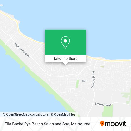 Ella Bache Rye Beach Salon and Spa map