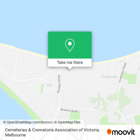 Cemeteries & Crematoria Association of Victoria map