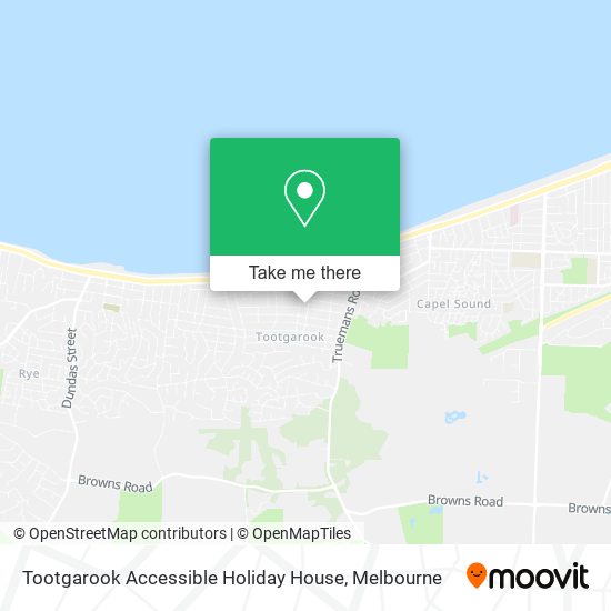 Tootgarook Accessible Holiday House map
