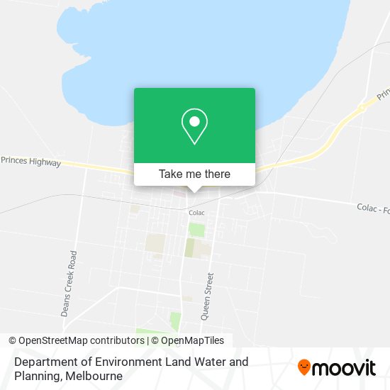 Department of Environment Land Water and Planning map