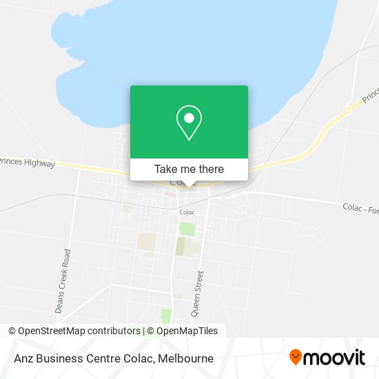 Anz Business Centre Colac map