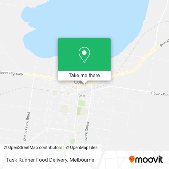 Mapa Task Runner Food Delivery